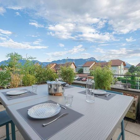 Cabana & La Terrasse Du Parmelan Proche Annecy Apartment Groisy Exterior foto