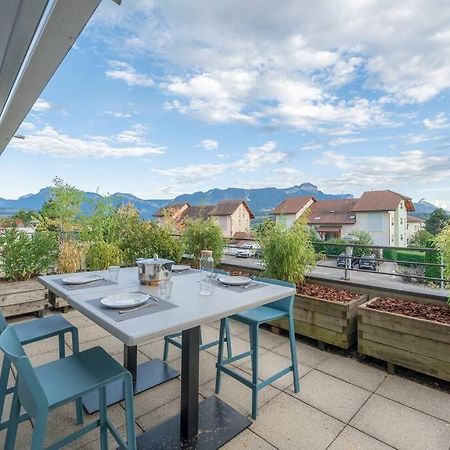 Cabana & La Terrasse Du Parmelan Proche Annecy Apartment Groisy Exterior foto